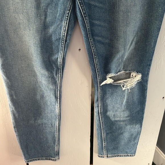 Re/Done 90s High Rise Ankle Crop Jeans Size 32 New - Picture 4 of 11